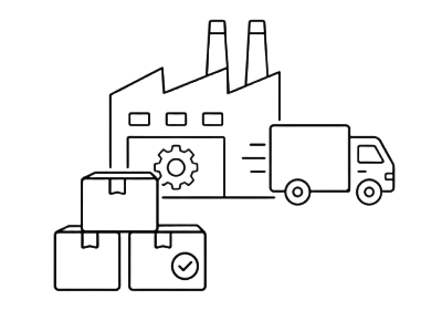 Private label lash production and delivery icon